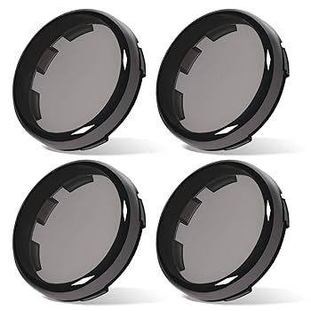 ハーレー ツーリング ウィンカー レンズ ロケット スモーク 2個 FLSTC Amazon | PBYMT スモークウィンカーレンズカバー 2インチ 弾丸